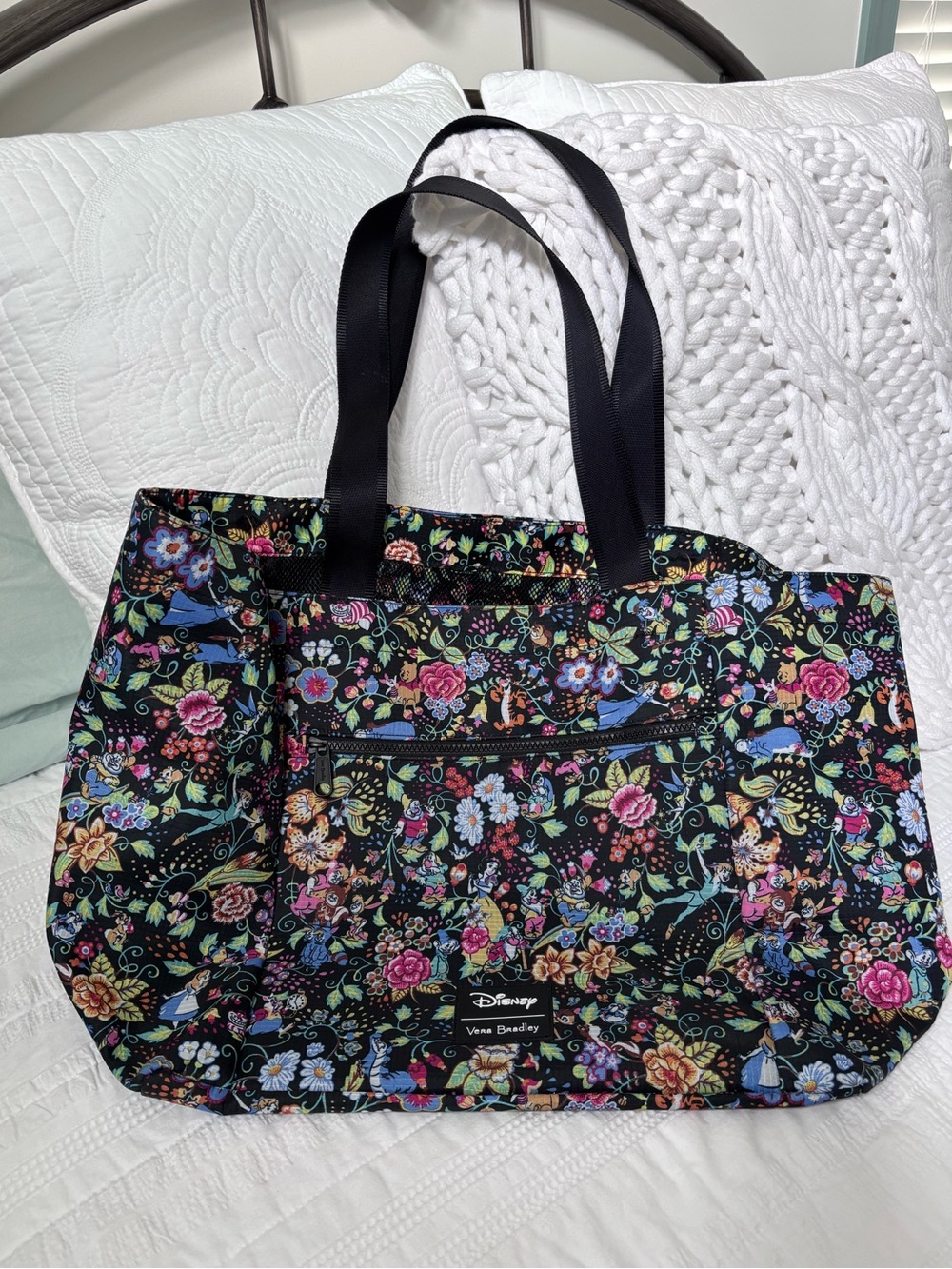 Like New! Disney Vera Bradley Classics Drawstring Tote